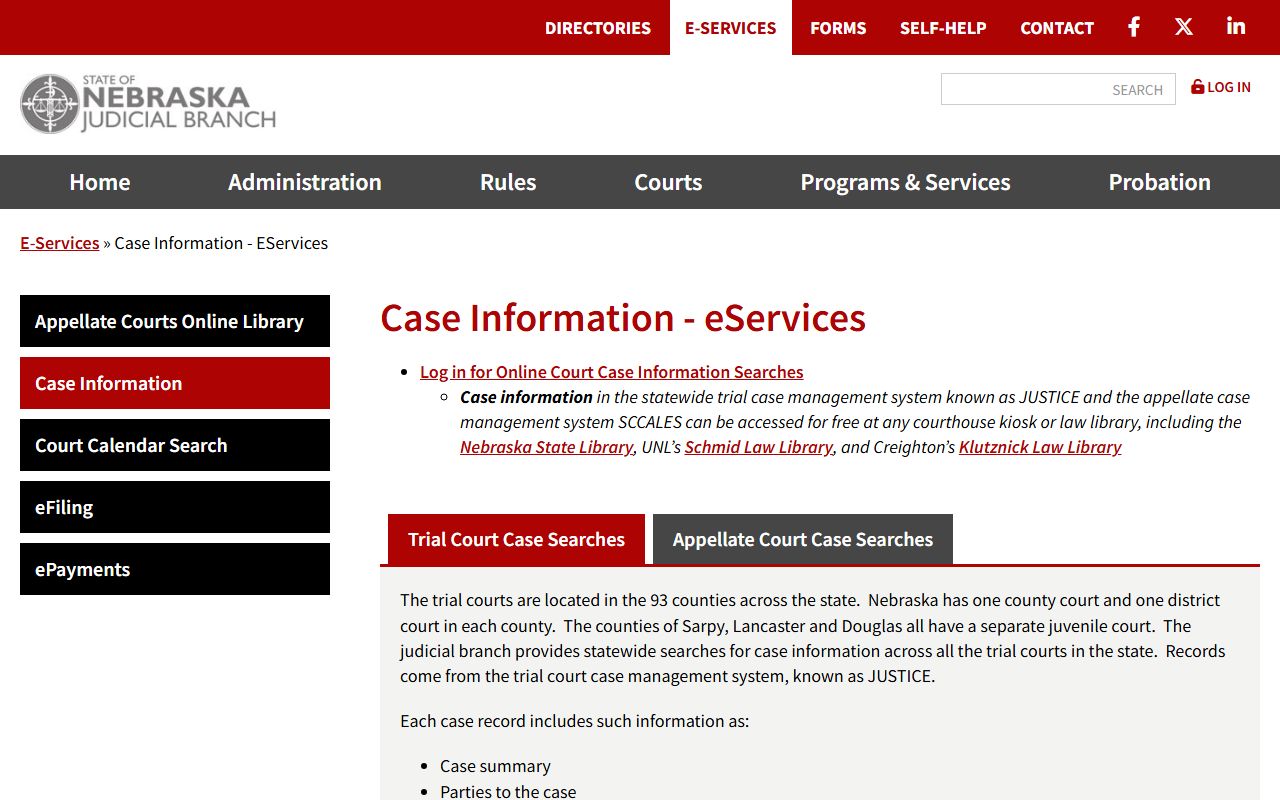 Blaine County court records after arrest Nebraska case information