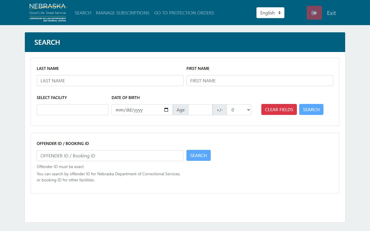 Blaine County inmate records NEVCAP offender search